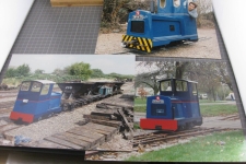 3 grosse Photos kleine Diesellok