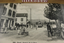 Gland Bahnhofstrasse mit Tram