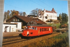 Schloss Oran mit rotem Pfeil