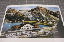 Arosa Bahnhof mit Zug