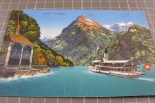 Tellskapelle mit Dampfschiff