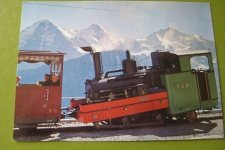 Schynige Platte mit Dampflok