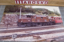 Ge 6/6 I 410 Krokodil in Chur 1974