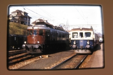 Spiez mit BLS Loks, ca 1978