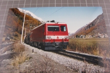 Bei Täsch mit Zug 