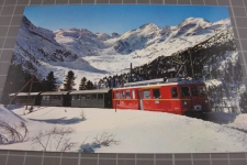 Bernina Montebello mit Zug 