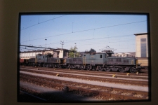 Winterthur mit SBB Krokodilen, ca 1978