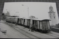 Lugano Bahnhof mit Güterzug