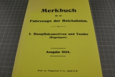 Merkbuch Reichsbahn Dampflok und Tender
