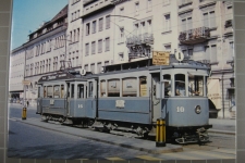 Schaffhausen Bahnhofplatz mit Tram