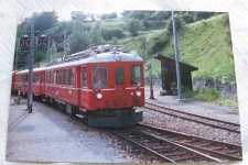 Filisur mit RhB Zug, 1990 