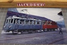 Schwanden mit Sernftalbahn, ca 1968