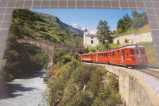 Neubrück im Mattertal mit Zug