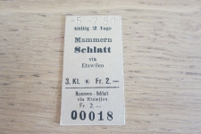 Billett Mammern-Schlatt