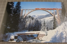Langwieser Viadukt mit Zug 
