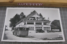 Albis Passhöhe mit Postauto