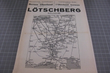 Fahrplanheft Lötschberg