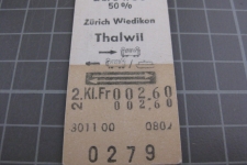 Kartonbillett Schweiz