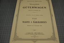 Verzeichnis der Güterwagen 1913