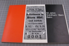 50 Jahre Solothurn-Bern-Bahn