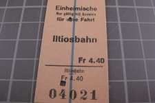 Kartonbillett Schweiz