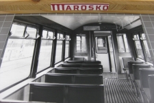 Basel Tramanhänger B3 innen, ca 1975