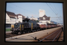 Gossau mit SBB Krokodil, ca 1978
