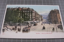 Genève Rue du Mont Blanc mit Tram