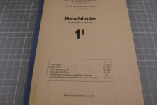 BLS Dienstfahrplan 1.1, 1965/67