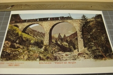 Kehrschlaufen bei Bergün mit Dampflok