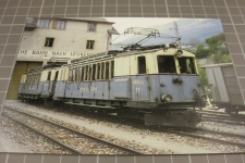 Zug in Leuk Susten vor dem Depot