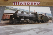 Dampflok G 4/5 108 in Scuol 1979