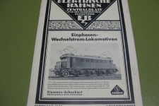 Elektrische Bahnen