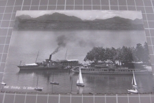 Ouchy mit Dampfschiff