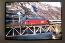 SBB Re 460 in Leuk, 1994