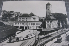 St. Galler Nebenbahnhof mit Zug