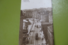 Lausanne Le Grand Pont avec Tram 