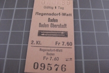 Kartonbillett Schweiz