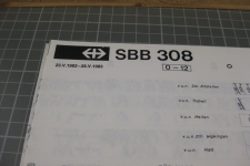 SBB grafischer Fahrplan 308