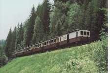 Oldtimerzug bei La Joux, MC, Bahn