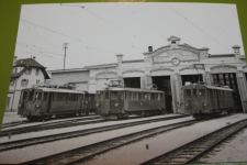 Bulle mit monumentalem Bahn Depot