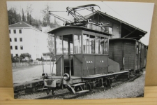 Bahnhof Vevey mit CEV Rangierlok