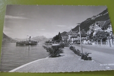 Gersau mit Dampfschiff Gallia