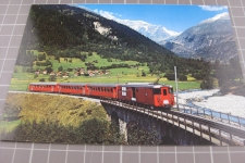 Fiesch mit Zug 