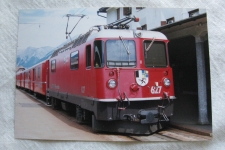 Scuol mit RhB Zug, 1990 