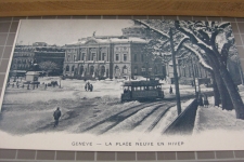 Genève La Place Neuve mit Tram 