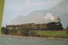 Dampfzug bei Meiringen