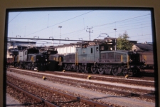 Winterthur mit SBB Krokodilen, ca 1978