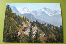 Schynige Platte Bahn mit Eiger Mönch
