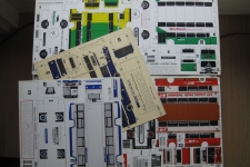 Bausatz 5x englischer Bus